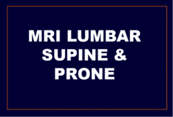 MRI LUMBAR SPINE - Supine + Prone - Occult Tethered Cord Protocol